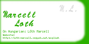 marcell loth business card